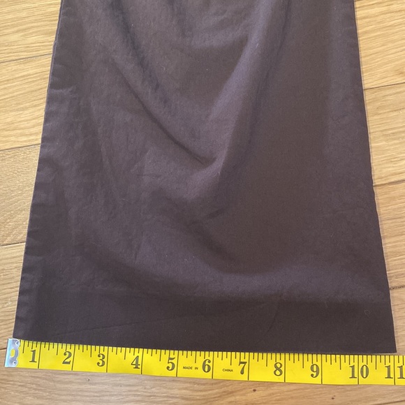 Michael Kors Gramercy Fit Wide Leg Dress pants in brown size 12 - Picture 12 of 13